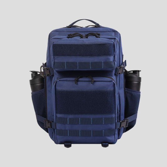 Delta Force 45L Steel Blue Tactical Backpack - High-Capacity Assault Bag