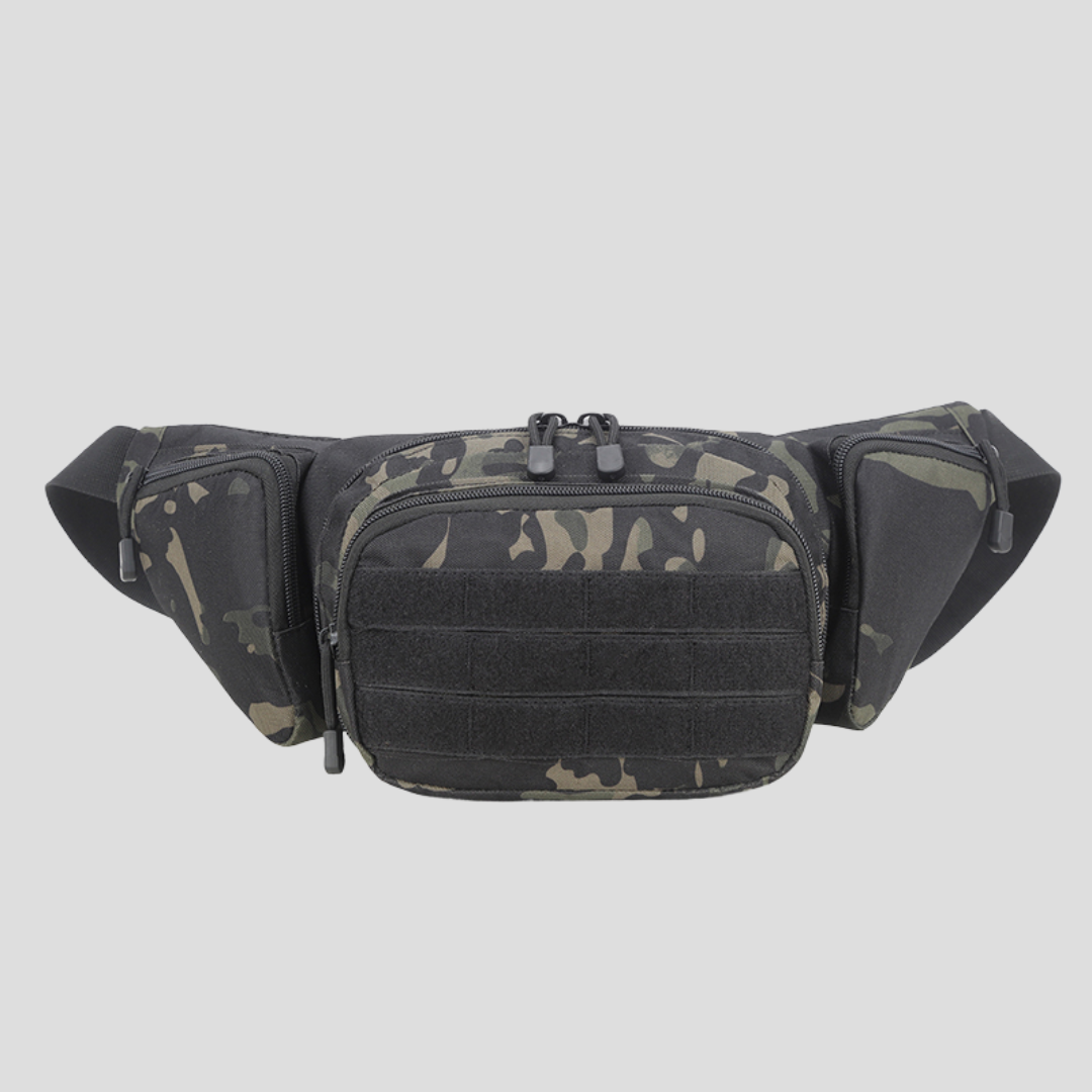 Black Camo Fanny Pack Small