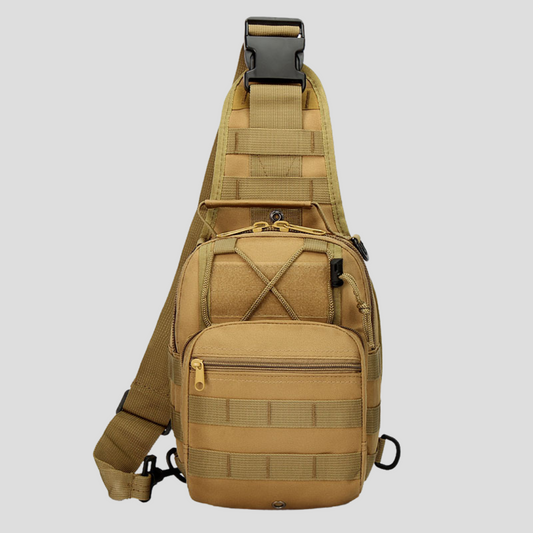 Beige Shoulder Sling Pack