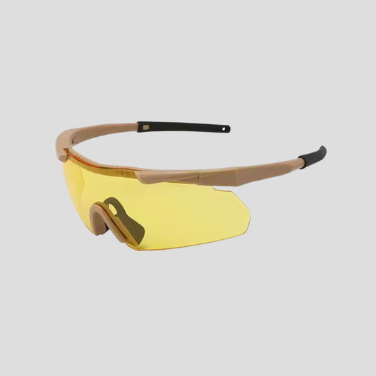 Tactical Military Glasses – Ballistic Safety Shooting Glasses -Pale Yellow Lens