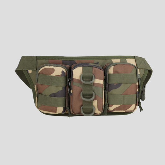 Woodland 3 blocks Fanny Pack