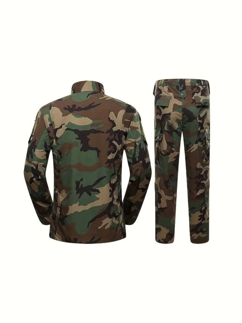 Tactical Camouflage Uniform Set - Woodland Camouflage, Two-Piece