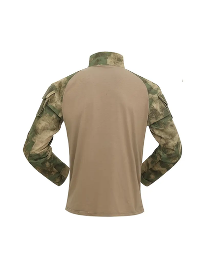 Mudshade Camo Tactical Combat Shirt with Long Sleeves – Military-Grade Performance Gear